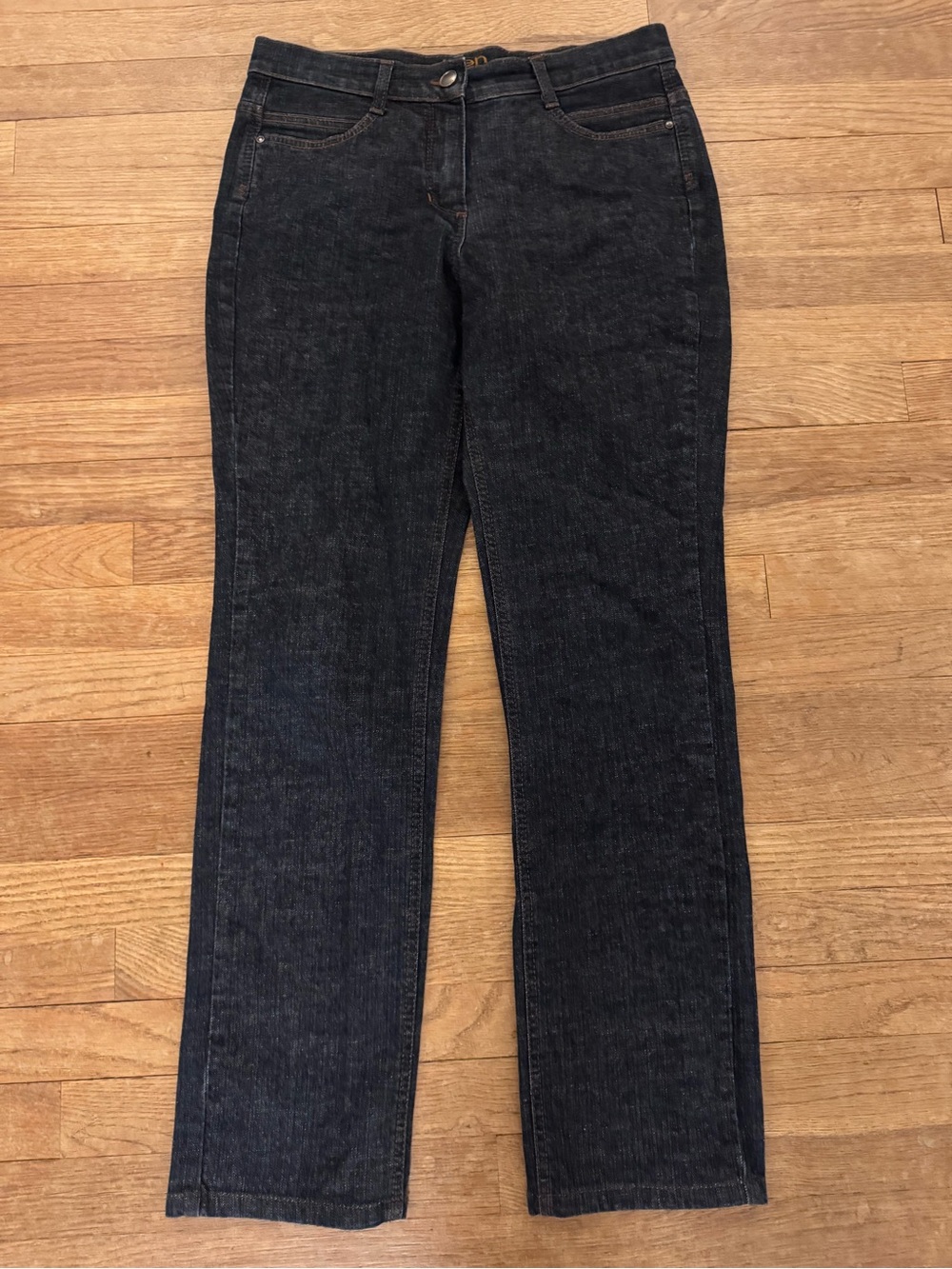 Olsen Europe Women's Dark Blue Straight Leg Best Basic Jeans - Size 8
b71